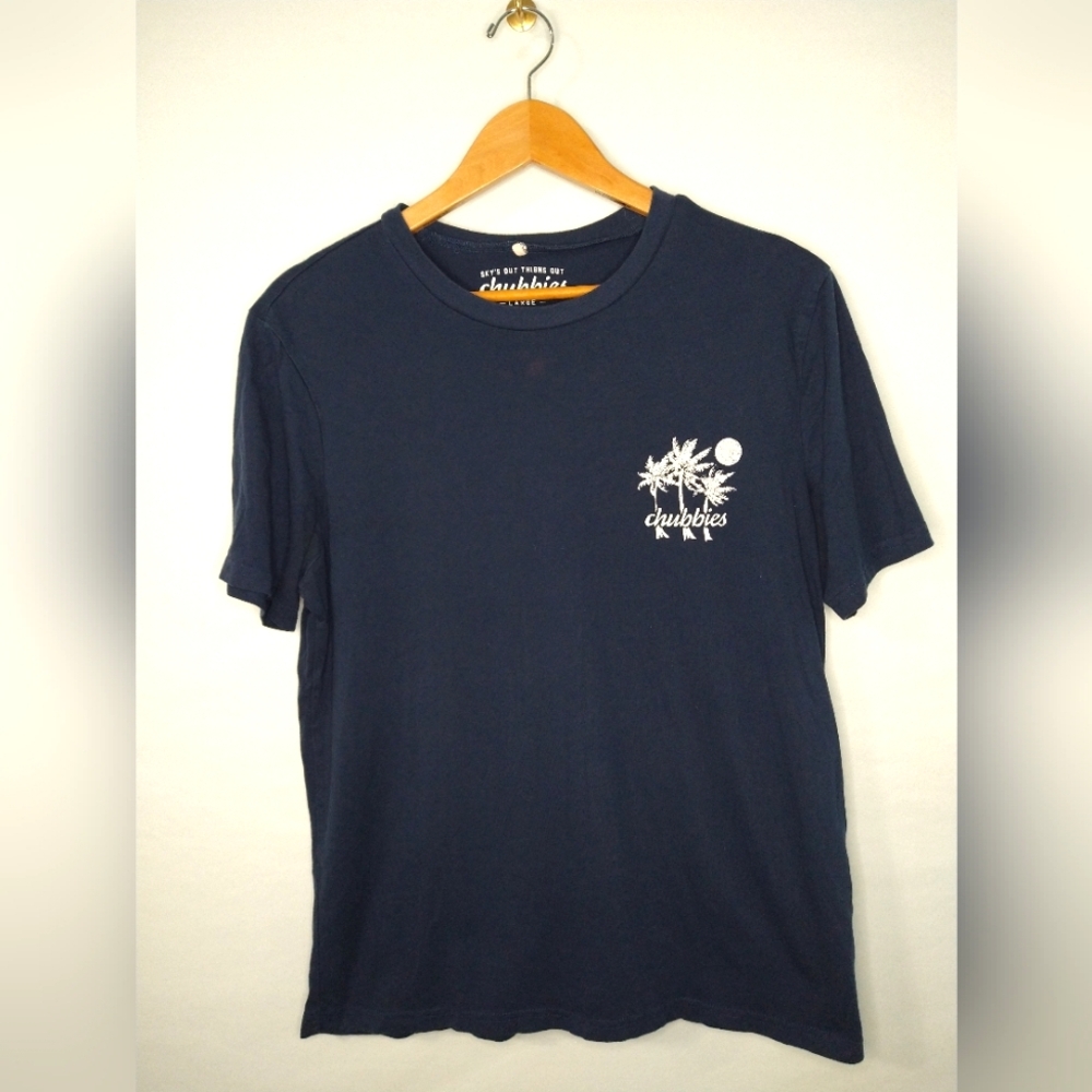 Chubbies Navy Blue Welcome to the Weekend Graphic T-shirt